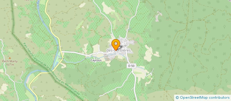 localisation de l'entreprise MADAME NICOLE FONS  VILLESEQUE-DES-CORBIERES