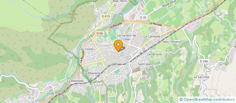 localisation de l'entreprise MADAME NICOLE FORGAS  PRADES