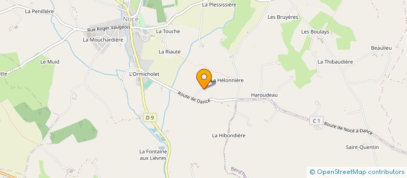 localisation de l'entreprise MADAME NICOLE FOUASSIER  PERCHE-EN-NOCE