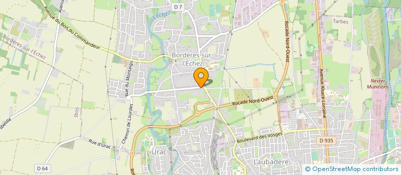 localisation de l'entreprise MADAME NICOLE FOURCADE-CHALE  BORDERES-SUR-L'ECHEZ