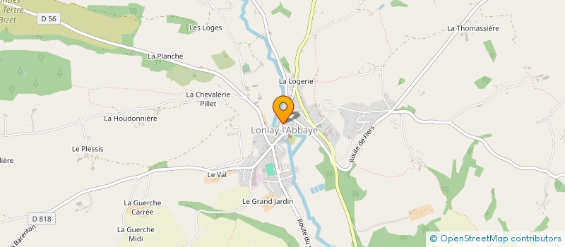 localisation de l'entreprise MADAME NICOLE FOURMOND à LONLAY-L'ABBAYE