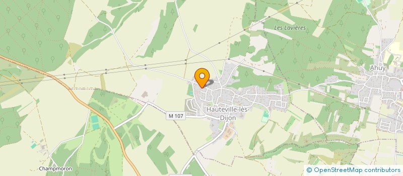 localisation de l'entreprise MADAME NICOLE FRACCHIA  HAUTEVILLE-LES-DIJON