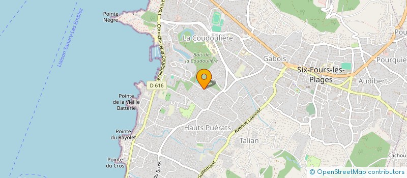 localisation de l'entreprise MADAME NICOLE FRANCESCHI  OLLIOULES