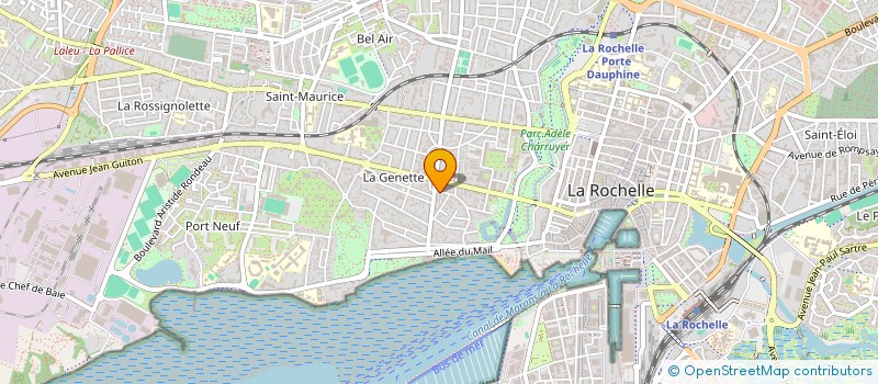 localisation de l'entreprise MADAME NICOLE FRAYSSE  LA ROCHELLE