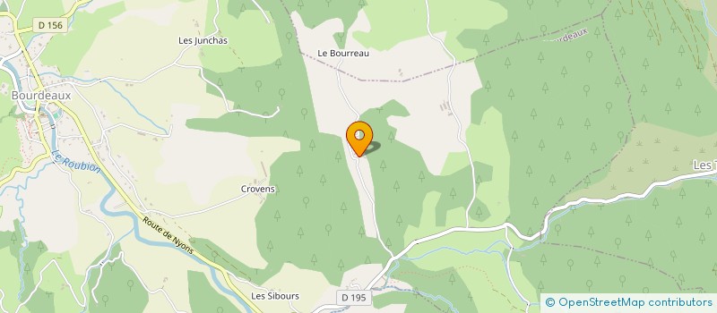 localisation de l'entreprise MADAME NICOLE GAFNER  BOURDEAUX