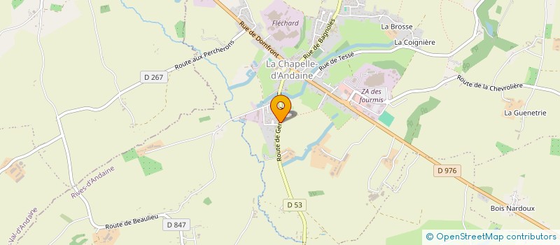 localisation de l'entreprise MADAME NICOLE GAILLARD à RIVES D'ANDAINE