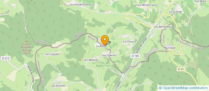 localisation de l'entreprise MADAME NICOLE GALLAND à SERRIERES