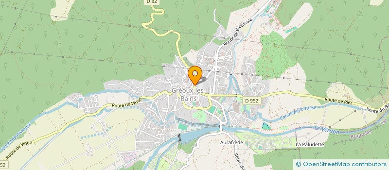 localisation de l'entreprise MADAME NICOLE GARCIN  GREOUX-LES-BAINS