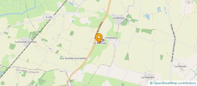 localisation de l'entreprise MADAME NICOLE GARREAU  MACHECOUL-SAINT-MEME