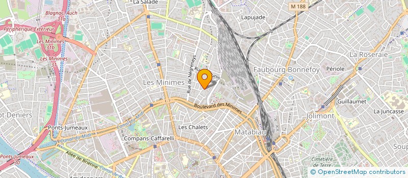 localisation de l'entreprise MADAME NICOLE GARRETTA  TOULOUSE