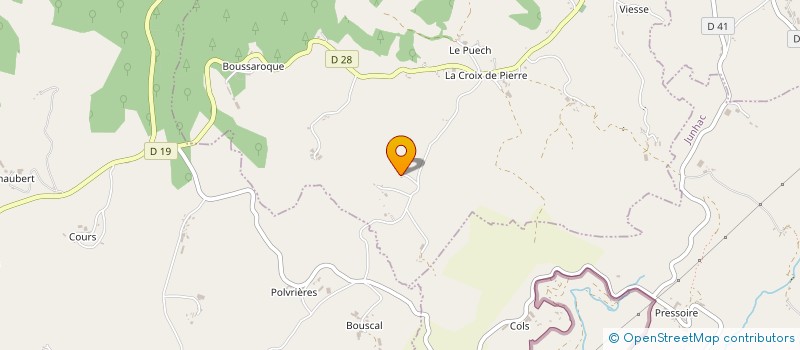 localisation de l'entreprise MADAME NICOLE GASTON à JUNHAC