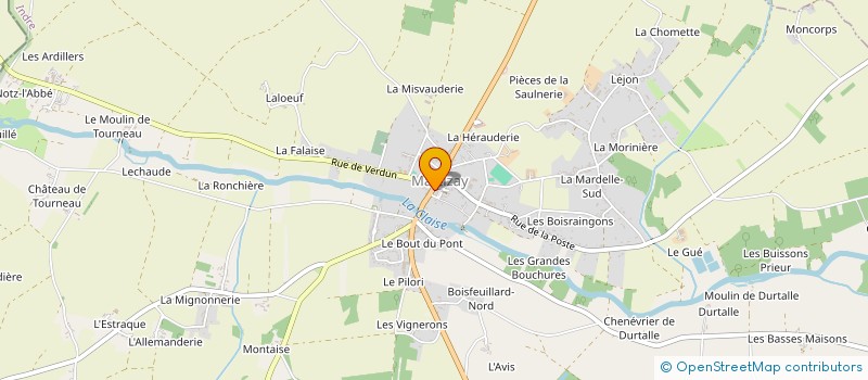localisation de l'entreprise MADAME NICOLE GAULT à MARTIZAY