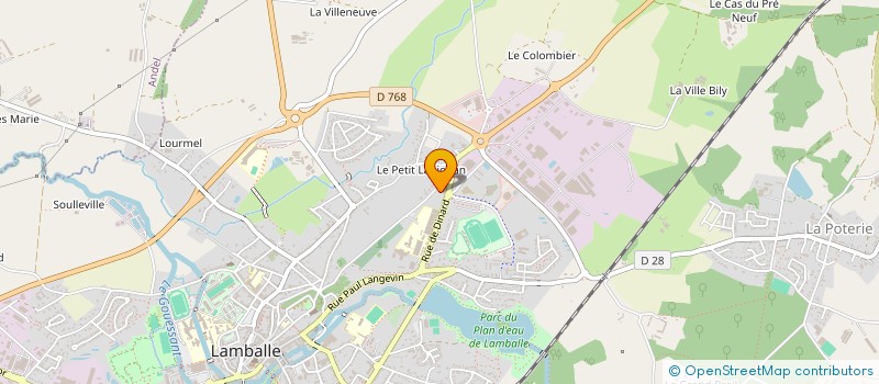 localisation de l'entreprise MADAME NICOLE GAUTHIER à LAMBALLE-ARMOR