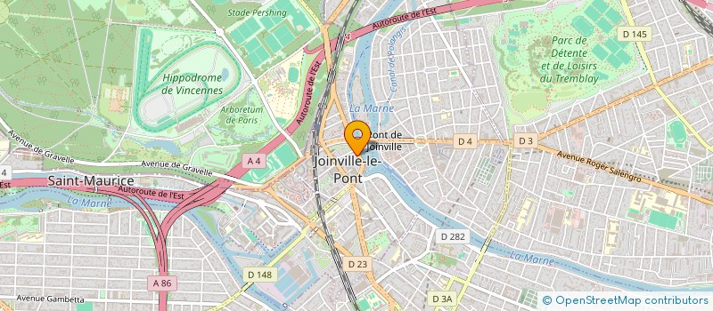 localisation de l'entreprise MADAME NICOLE GAUTHIER  JOINVILLE-LE-PONT