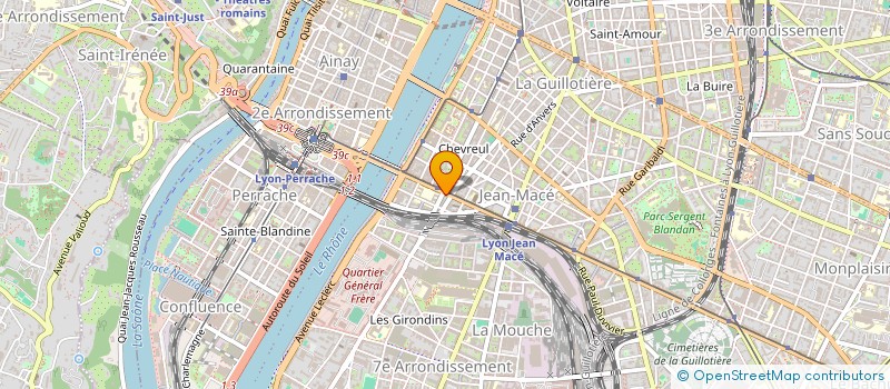 localisation de l'entreprise MADAME NICOLE GERARD  LYON