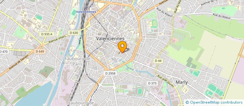 localisation de l'entreprise MADAME NICOLE GESNOT à VALENCIENNES