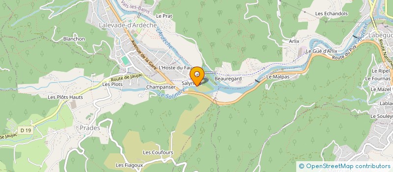 localisation de l'entreprise MADAME NICOLE GHIONE  JAUJAC