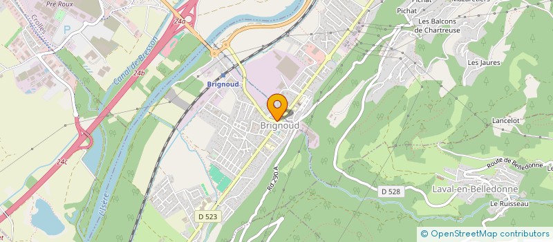 localisation de l'entreprise MADAME NICOLE GHIOTTI  VILLARD-BONNOT