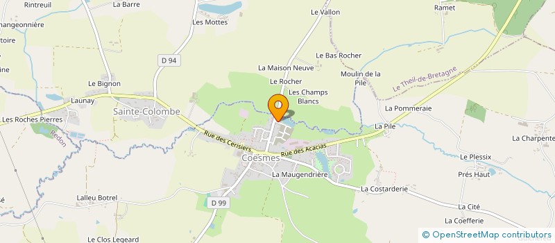 localisation de l'entreprise MADAME NICOLE GIGAUT à COESMES