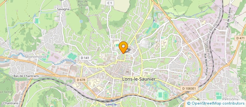 localisation de l'entreprise MADAME NICOLE GILLET  LONS-LE-SAUNIER