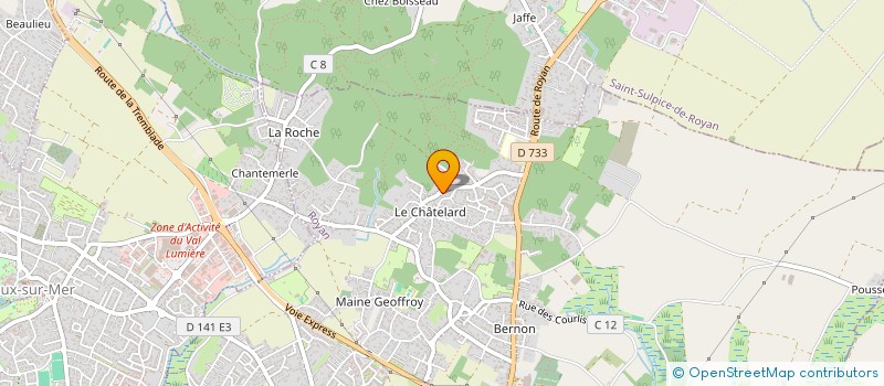 localisation de l'entreprise MADAME NICOLE GIRET à ROYAN