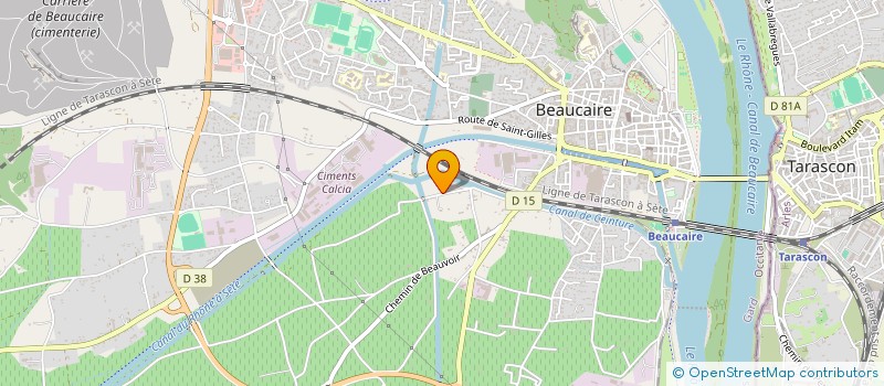 localisation de l'entreprise MADAME NICOLE GIZZI à BEAUCAIRE
