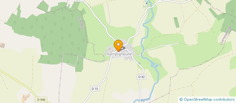 localisation de l'entreprise MADAME NICOLE GODART  CHAMPIGNEULLE