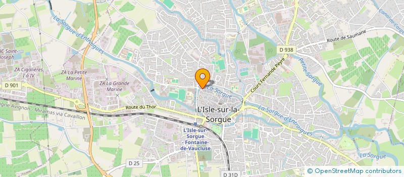 localisation de l'entreprise MADAME NICOLE GOMIS  L'ISLE-SUR-LA-SORGUE
