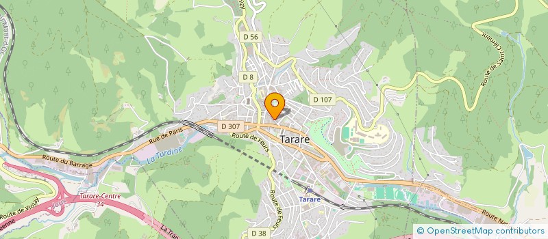 localisation de l'entreprise MADAME NICOLE GONDARD  TARARE