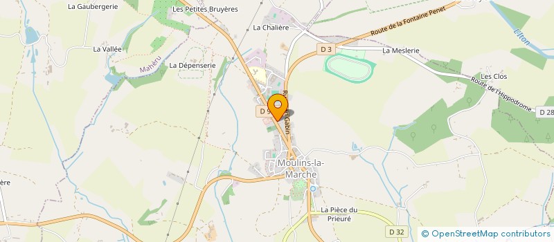 localisation de l'entreprise MADAME NICOLE GORET à MOULINS-LA-MARCHE