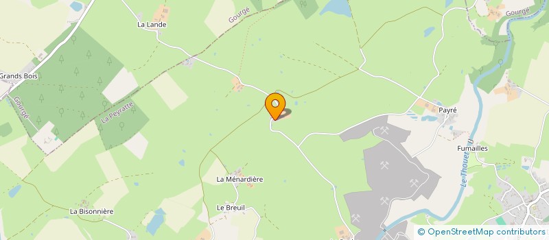 localisation de l'entreprise MADAME NICOLE GOURDON  LA PEYRATTE