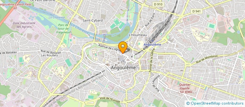 localisation de l'entreprise MADAME NICOLE GOYET à ANGOULEME