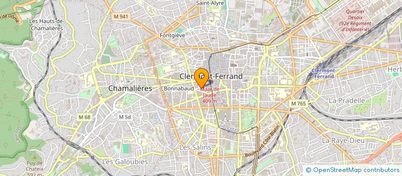 localisation de l'entreprise MADAME NICOLE GREGOIRE  CLERMONT-FERRAND