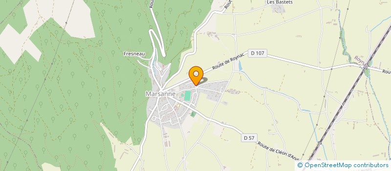 localisation de l'entreprise MADAME NICOLE GRENIER à MARSANNE