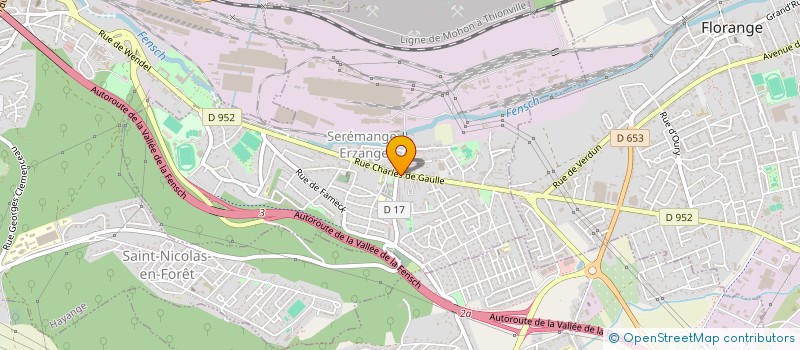 localisation de l'entreprise MADAME NICOLE GROSJEAN à SEREMANGE-ERZANGE