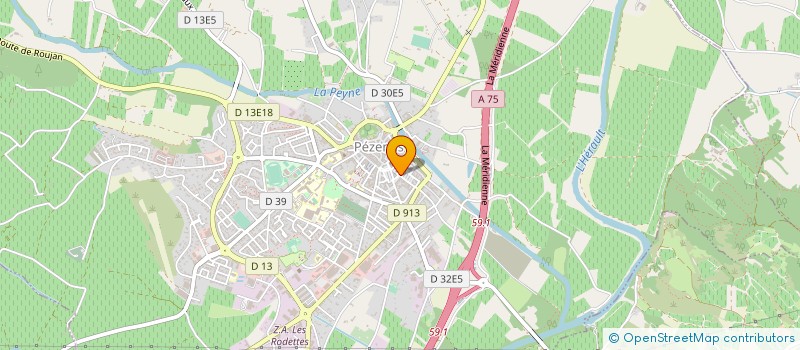 localisation de l'entreprise MADAME NICOLE GUECHOUM à PEZENAS
