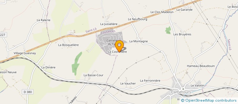 localisation de l'entreprise MADAME NICOLE GUERIN  CAMETOURS