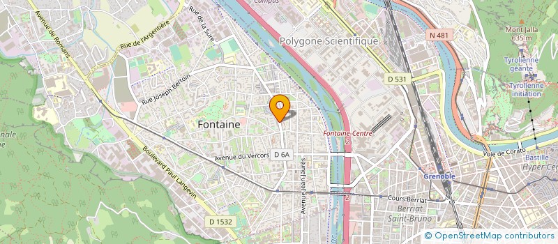 localisation de l'entreprise MADAME NICOLE GUERINET  FONTAINE