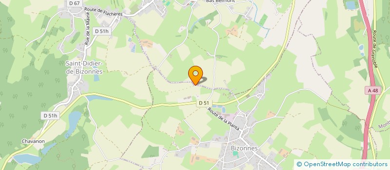 localisation de l'entreprise MADAME NICOLE GUILLAUD  BELMONT