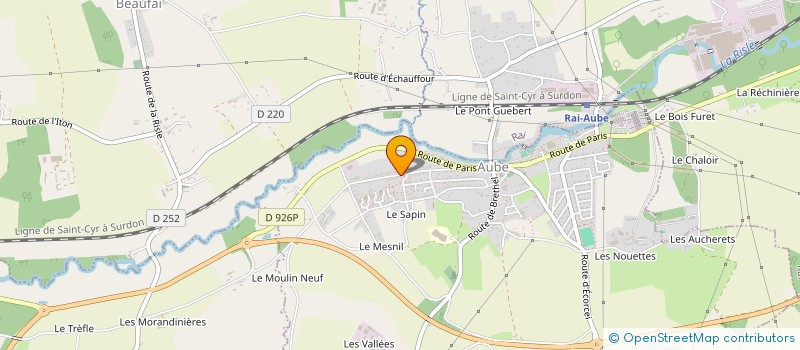 localisation de l'entreprise MADAME NICOLE GUILLEMARE à AUBE