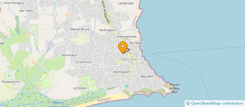 localisation de l'entreprise MADAME NICOLE GULDENSCHUH à FOUESNANT