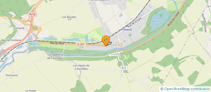 localisation de l'entreprise MADAME NICOLE GUYHART à FRETEVAL