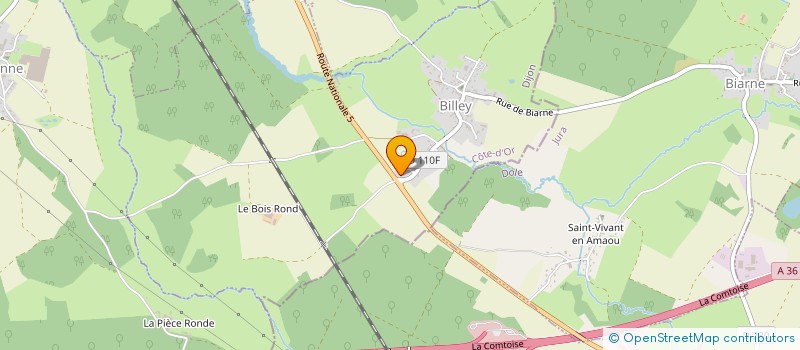 localisation de l'entreprise MADAME NICOLE GUYON  BILLEY