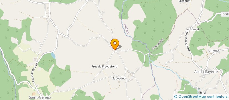 localisation de l'entreprise MADAME NICOLE GUYOT  SAINT-GENES-LA-TOURETTE