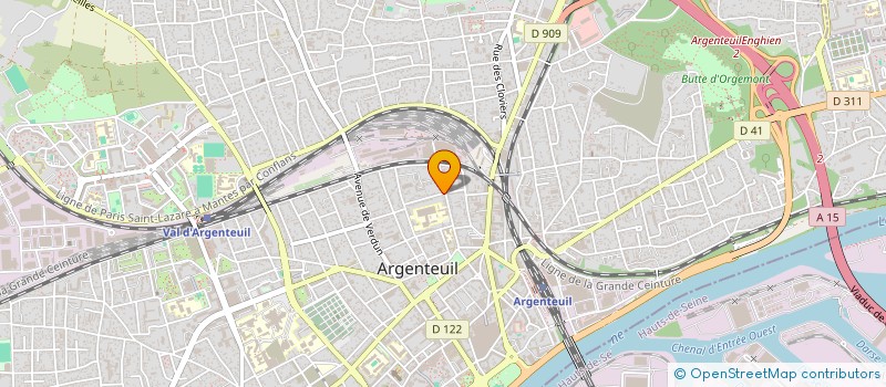 localisation de l'entreprise MADAME NICOLE HAGNEREL à ARGENTEUIL