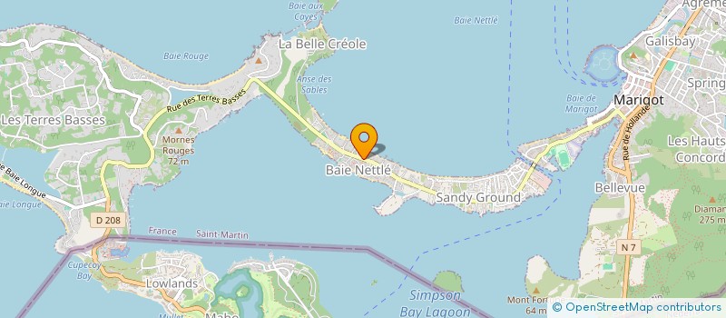 localisation de l'entreprise MADAME NICOLE HARRAULT  SAINT MARTIN