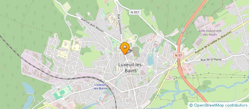 localisation de l'entreprise MADAME NICOLE HATSTADT à LUXEUIL-LES-BAINS