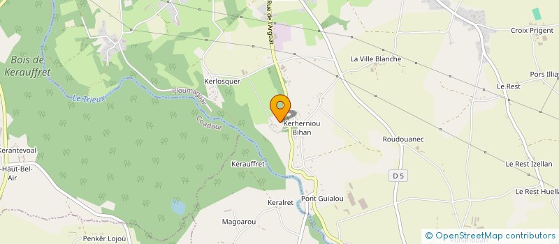 localisation de l'entreprise MADAME NICOLE HELARY  PLOUMAGOAR