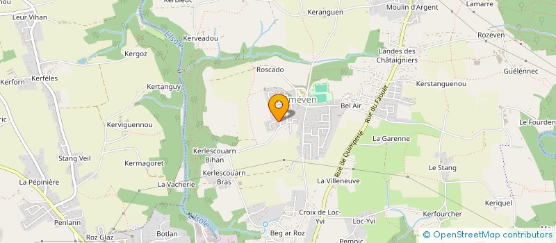 localisation de l'entreprise MADAME NICOLE HELLO  TREMEVEN