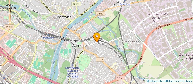 localisation de l'entreprise MADAME NICOLE HEZARD à SAINT-OUEN-L'AUMONE